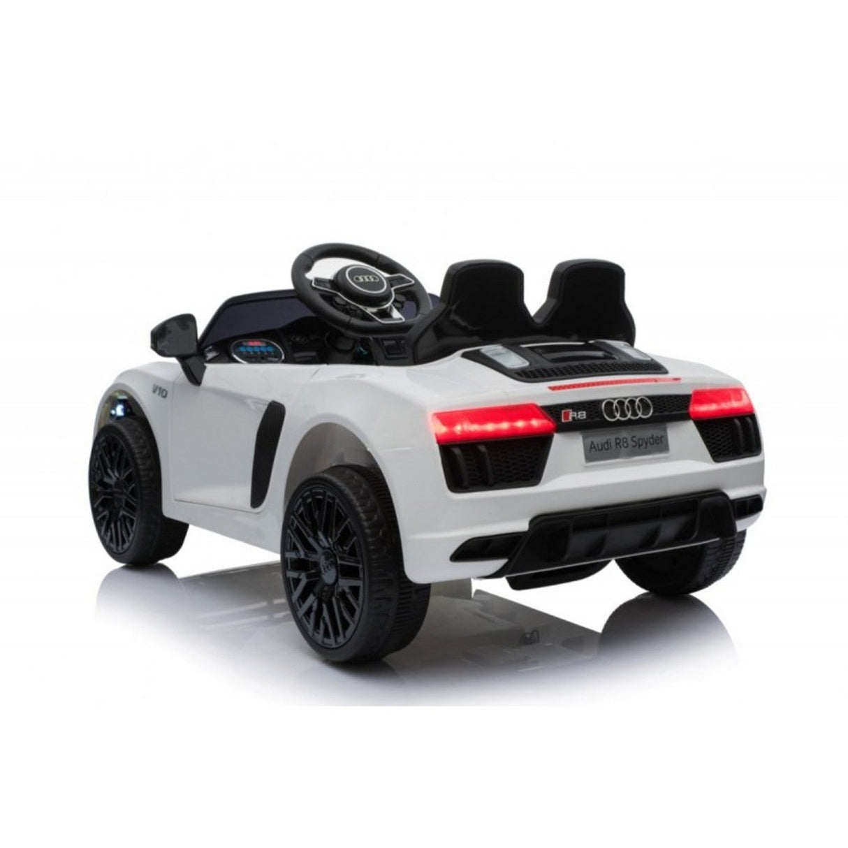 Audi R8 Spyder 12V Electric Ride On - White