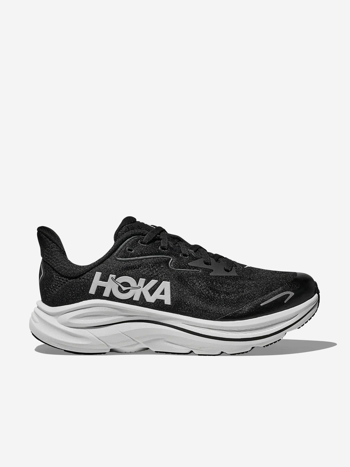 HOKA Kids Clifton 10 Trainers in Black