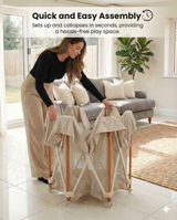 All Stars JOY Baby Playpen - Natural