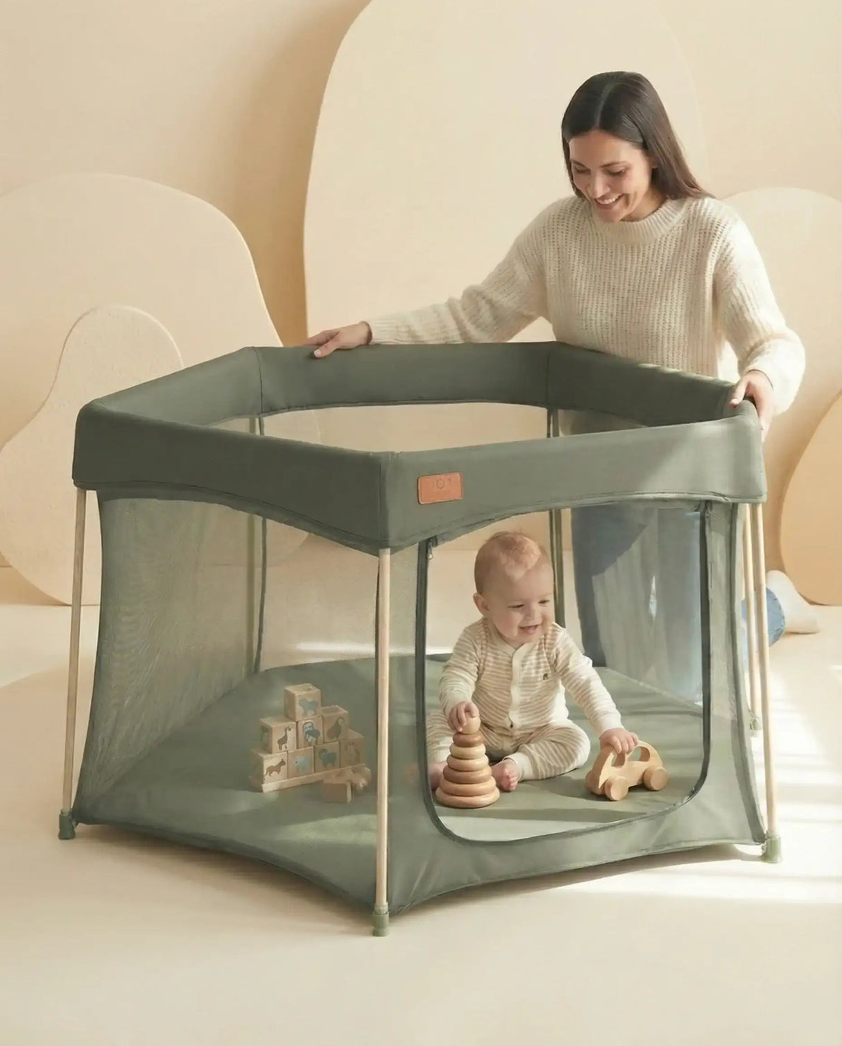 All Stars JOY Baby Playpen - Green