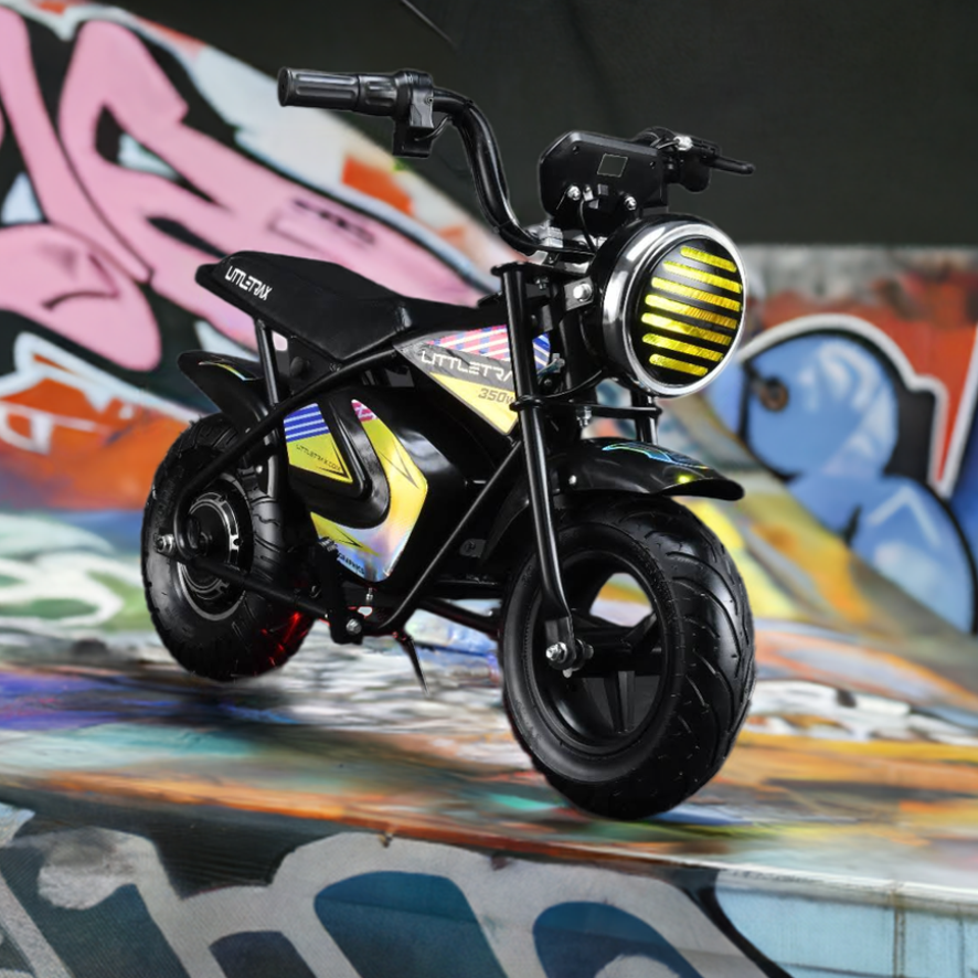 Littletrax 350W Kids Electric Bike – Ages 3 to 12+ ride on motorbike! - 1 DAY SALE PRICE - DELIVERED BEFORE CHRISTMAS