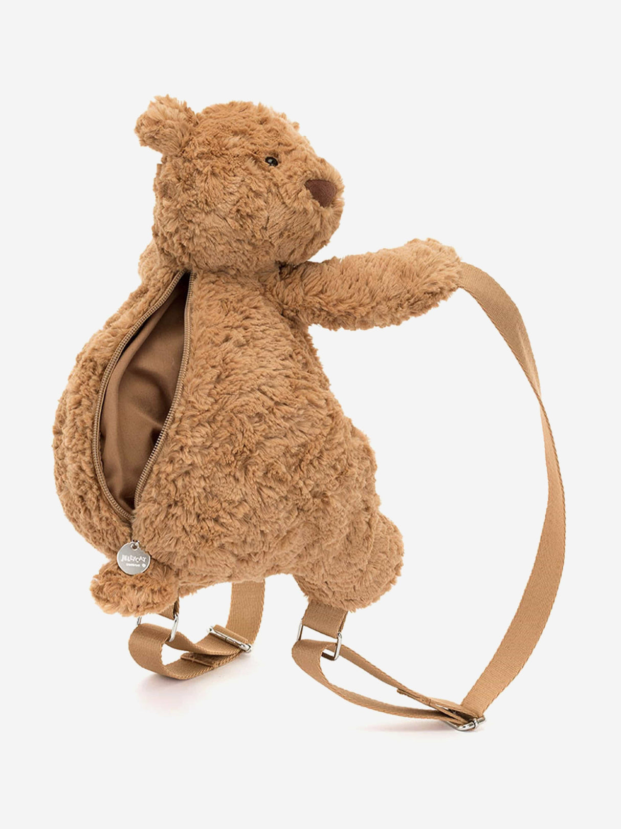 Bartholomew Bear Backpack in Beige (32cm)