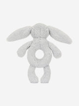 Bashful Silver Bunny Ring Rattle in Silver (18cm)