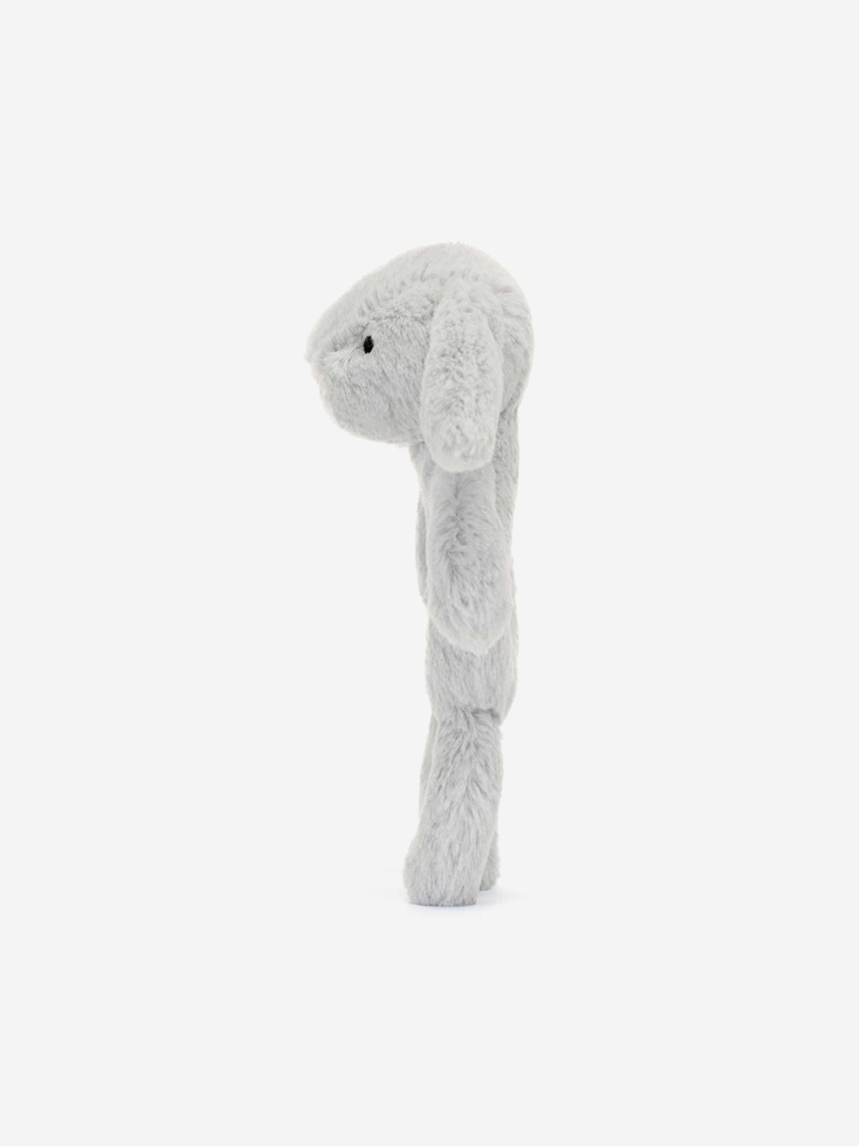Bashful Silver Bunny Ring Rattle in Silver (18cm)