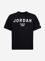 Jordan Girls Logo T-Shirt in Black