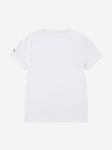 Jordan Boys MJ Wordmark Embroidered T-Shirt in White