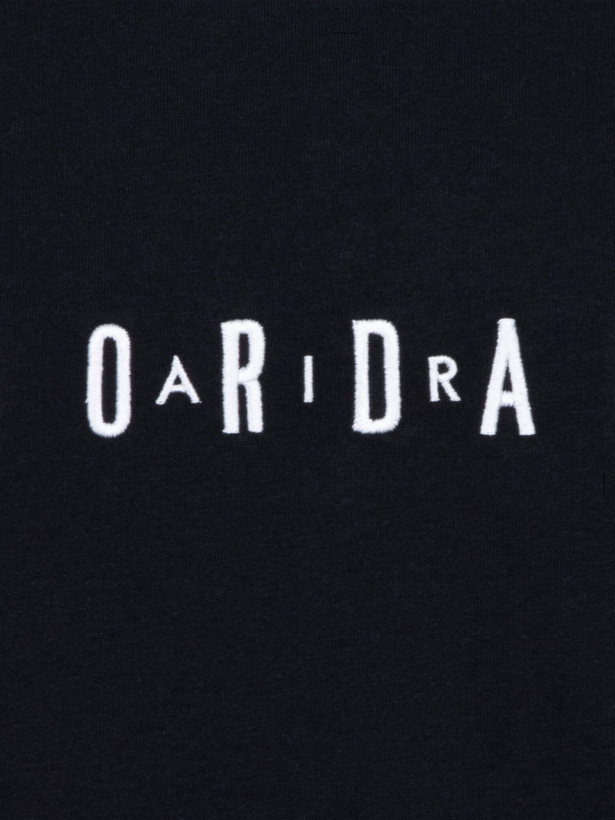 Jordan Boys MJ Wordmark Embroidered T-Shirt in Black