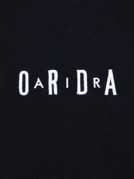 Jordan Boys MJ Wordmark Embroidered T-Shirt in Black