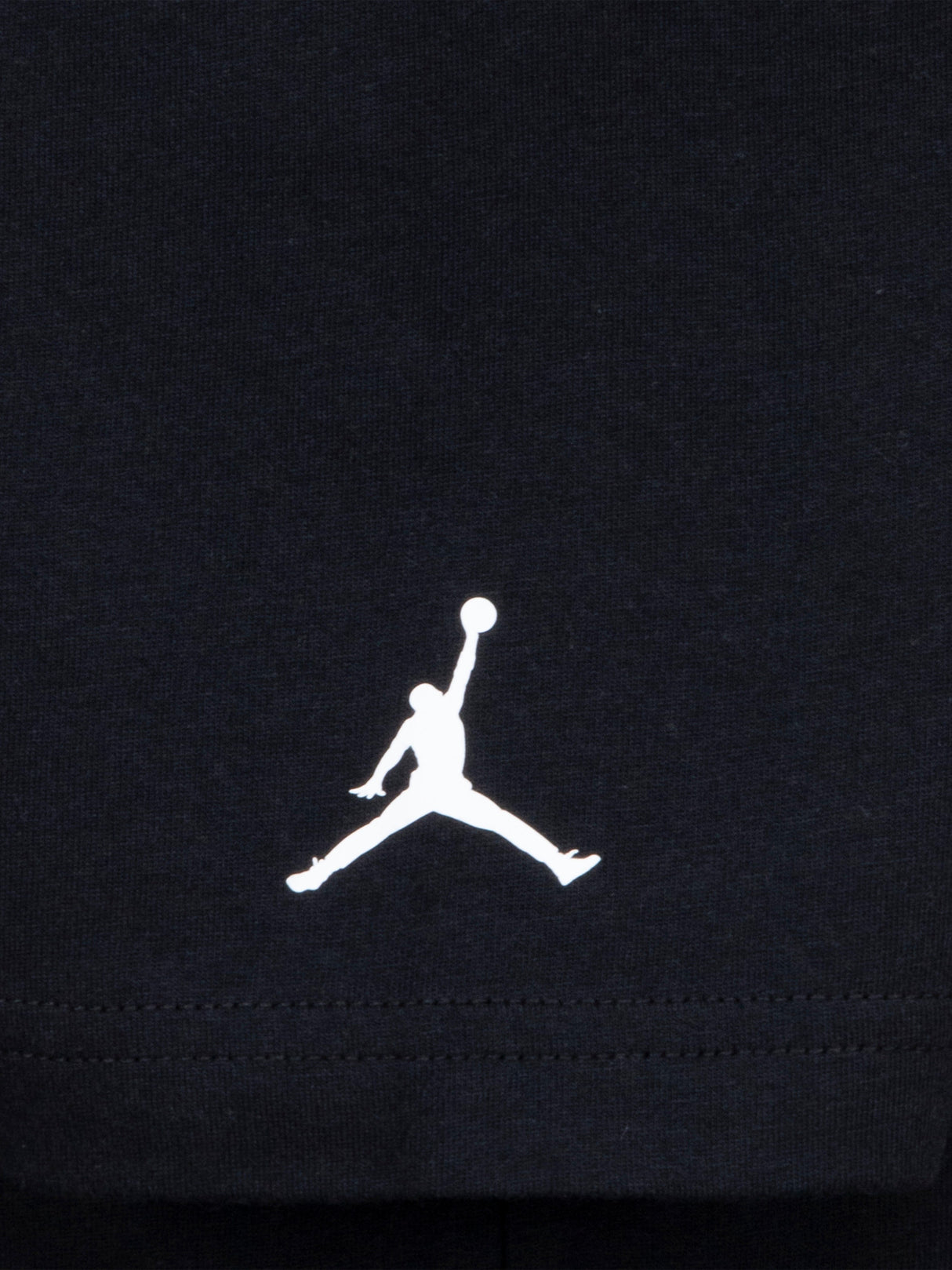 Jordan Boys MJ Wordmark Embroidered T-Shirt in Black