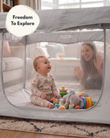 All Stars JOY Square Baby Playpen - Grey
