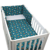 FORREST 3 Piece Reversible Cot Bed Set – Organic Cotton Baby Bedding - Jungle