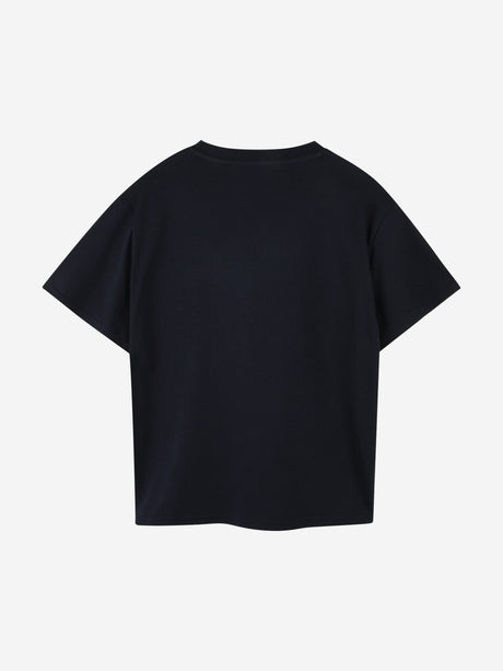KENZO Boys Elephant Print T-Shirt in Navy