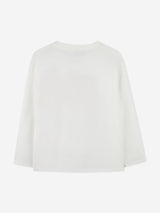 KENZO Kids Long Sleeve Boke Flower T-Shirt in Ivory