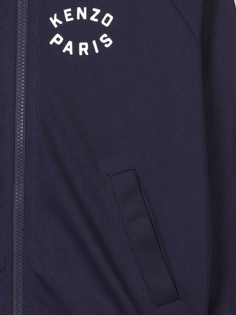 KENZO Kids Logo Track Jacket in Navy