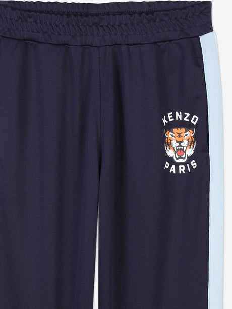 KENZO Kids Logo Track Pants in Navy