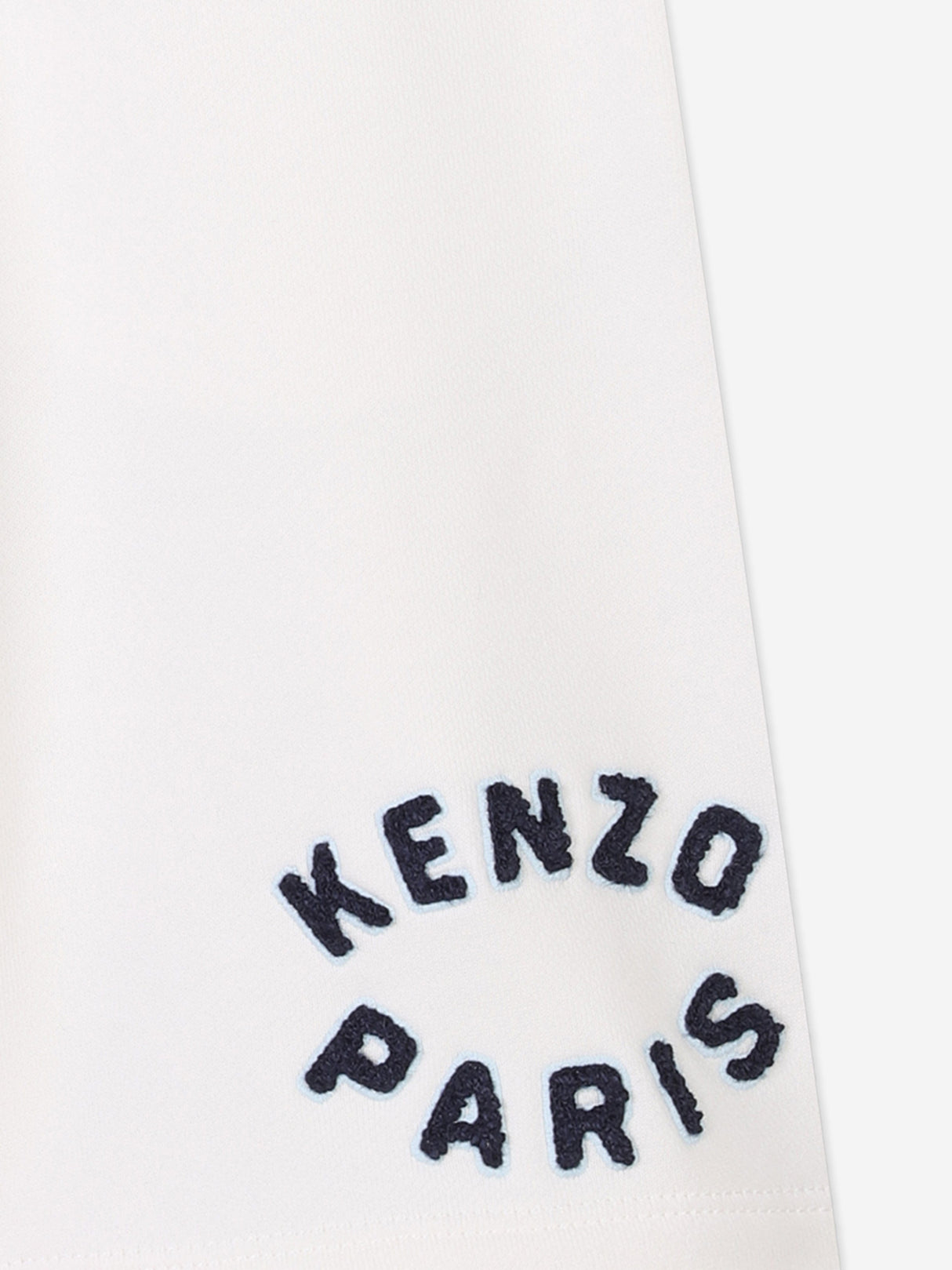 KENZO Kids Logo Bermuda Shorts in Ivory