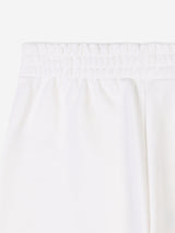 KENZO Kids Logo Bermuda Shorts in Ivory