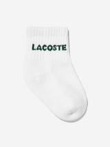 Lacoste Baby 6 Pack Socks Set in White