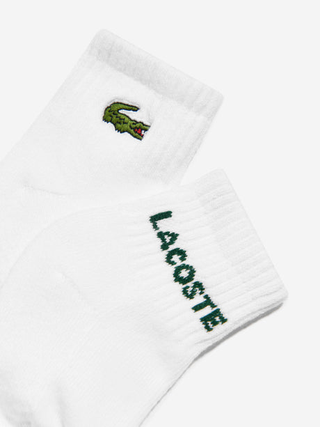 Lacoste Baby 6 Pack Socks Set in White