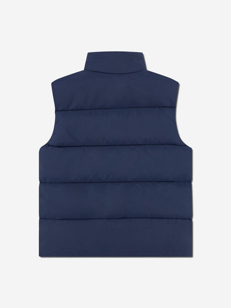 Lacoste Kids Padded Gilet in Navy