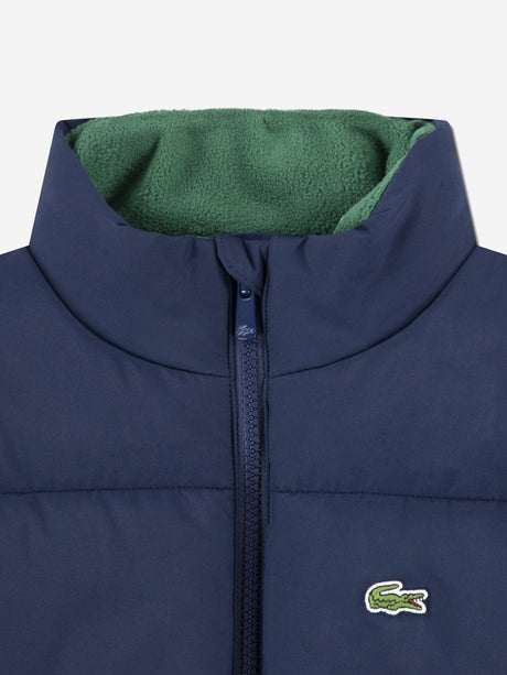 Lacoste Kids Padded Gilet in Navy