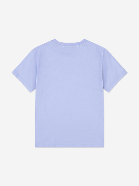 Lacoste Boys Logo T-Shirt in Blue