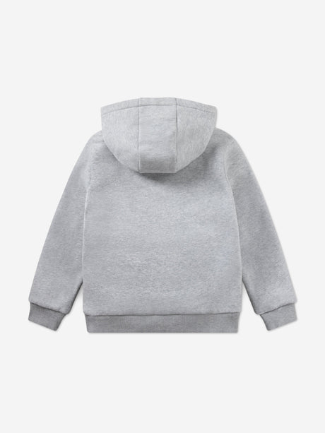 Lacoste Boys Logo Hoodie in Grey