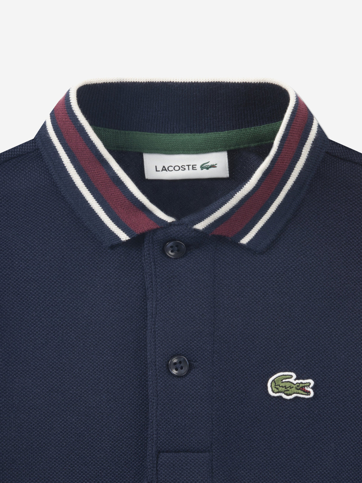 Lacoste Boys Petit Pique Polo Shirt in Navy
