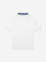 Lacoste Boys Petit Pique Polo Shirt in White