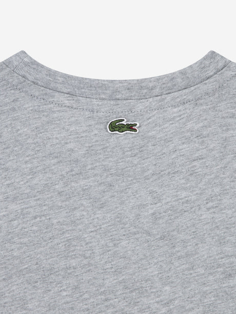 Lacoste Boys Logo T-Shirt in Grey