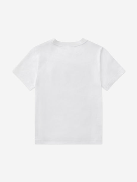 Lacoste Boys Logo T-Shirt in White