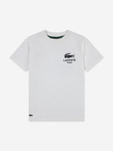 Lacoste Boys Graphic Core T-Shirt in Ivory