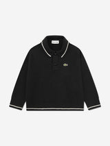 Lacoste Boys Polo Jumper in Black