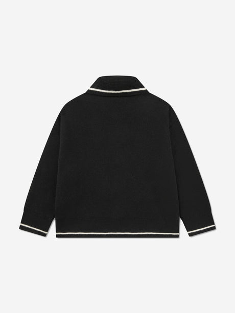 Lacoste Boys Polo Jumper in Black