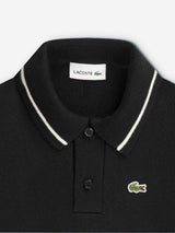 Lacoste Boys Polo Jumper in Black