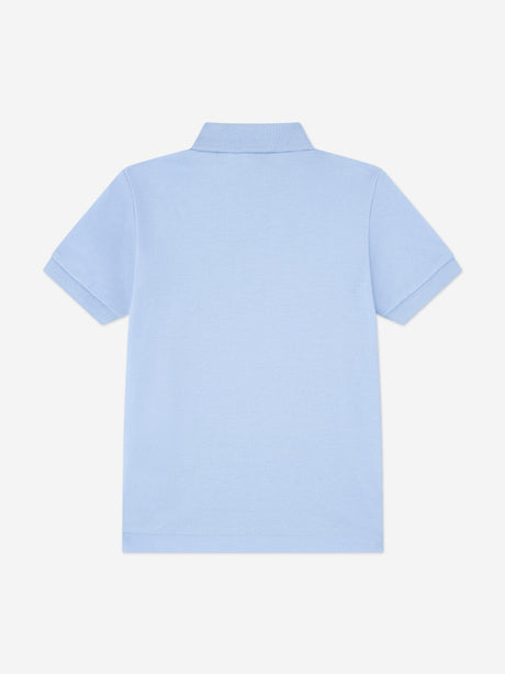 Lacoste Boys Petit Pique Polo Shirt in Blue