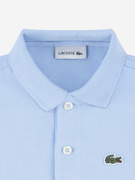 Lacoste Boys Petit Pique Polo Shirt in Blue