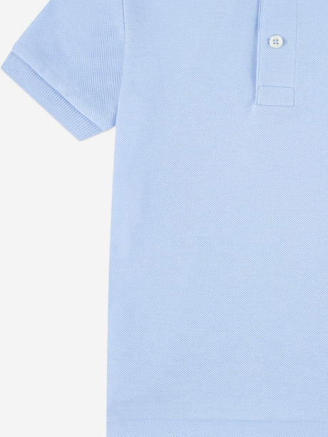 Lacoste Boys Petit Pique Polo Shirt in Blue