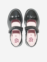 Lelli Kelly Girls Jolie Patent Bow School Shoes in Grey