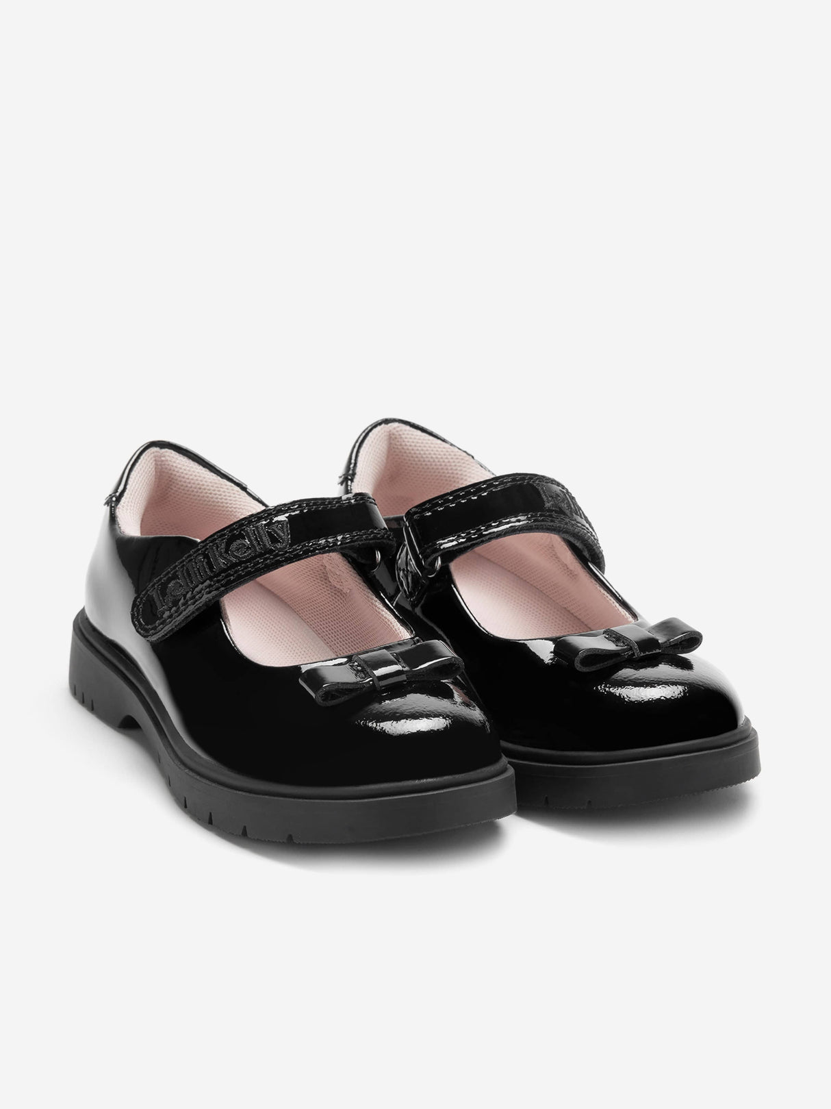Lelli Kelly Girls Jolie Patent Bow School Shoes in Black