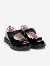 Lelli Kelly Girls Jolie Patent Bow School Shoes in Black