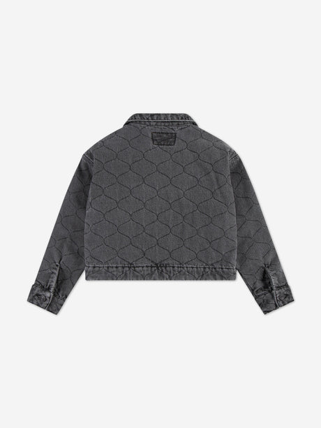 Levi's Girls Quilted Trucker Jacket in Black