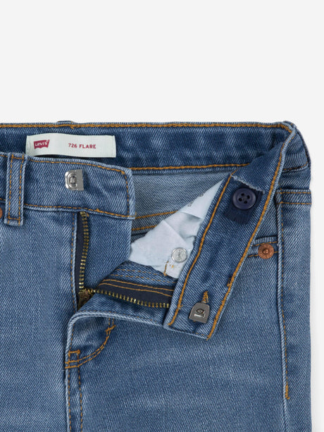 Levi's Girls 726 High Rise Flared Jeans in Blue