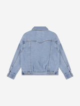 Levi's Girls Oversized Western Trucker Jacket in Blue