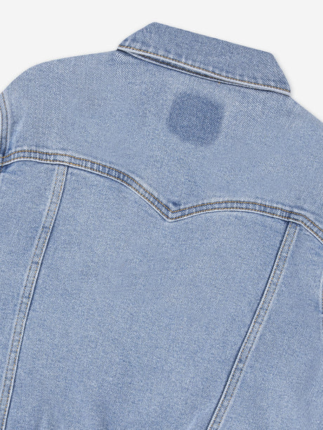 Levi's Girls Oversized Western Trucker Jacket in Blue