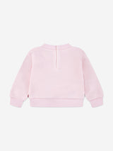 Levi's Baby Girls Peter Pan Collar Sweatshirt in Pink
