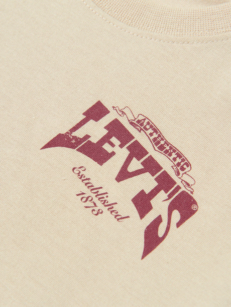 Levi's Boys Galloping Free T-Shirt in Beige