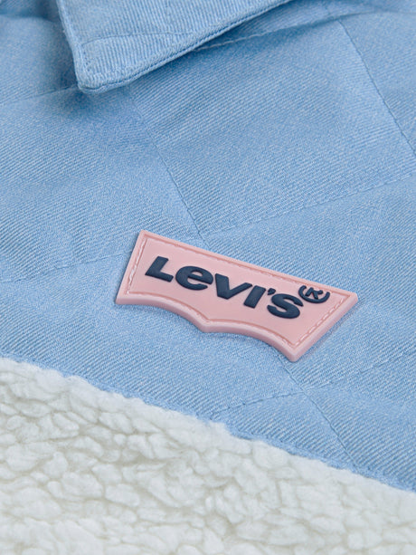 Levi's Girls Sherpa Trucker Jacket in White