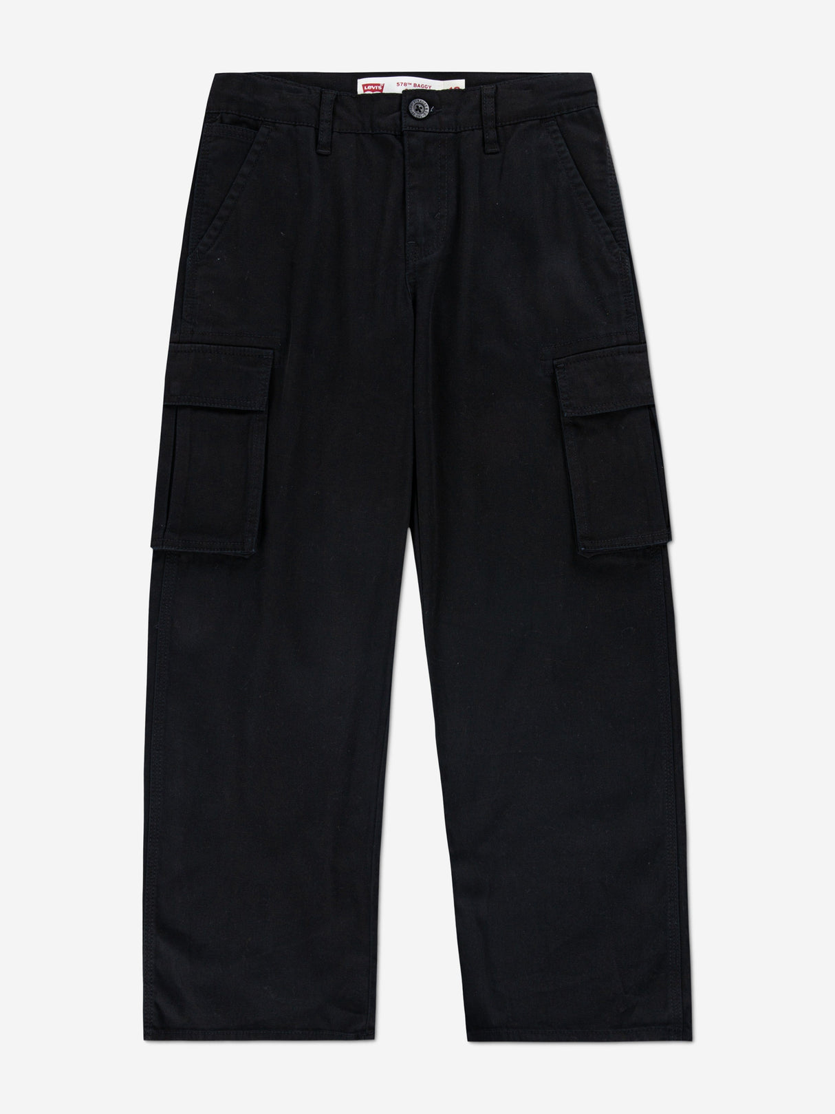 Levi's Boys 578 Baggy Fit Cargo Pants in Black