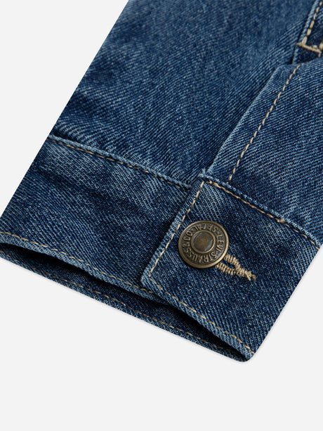 Levi's Boys Quilted Lined Trucker Jacket in Blue